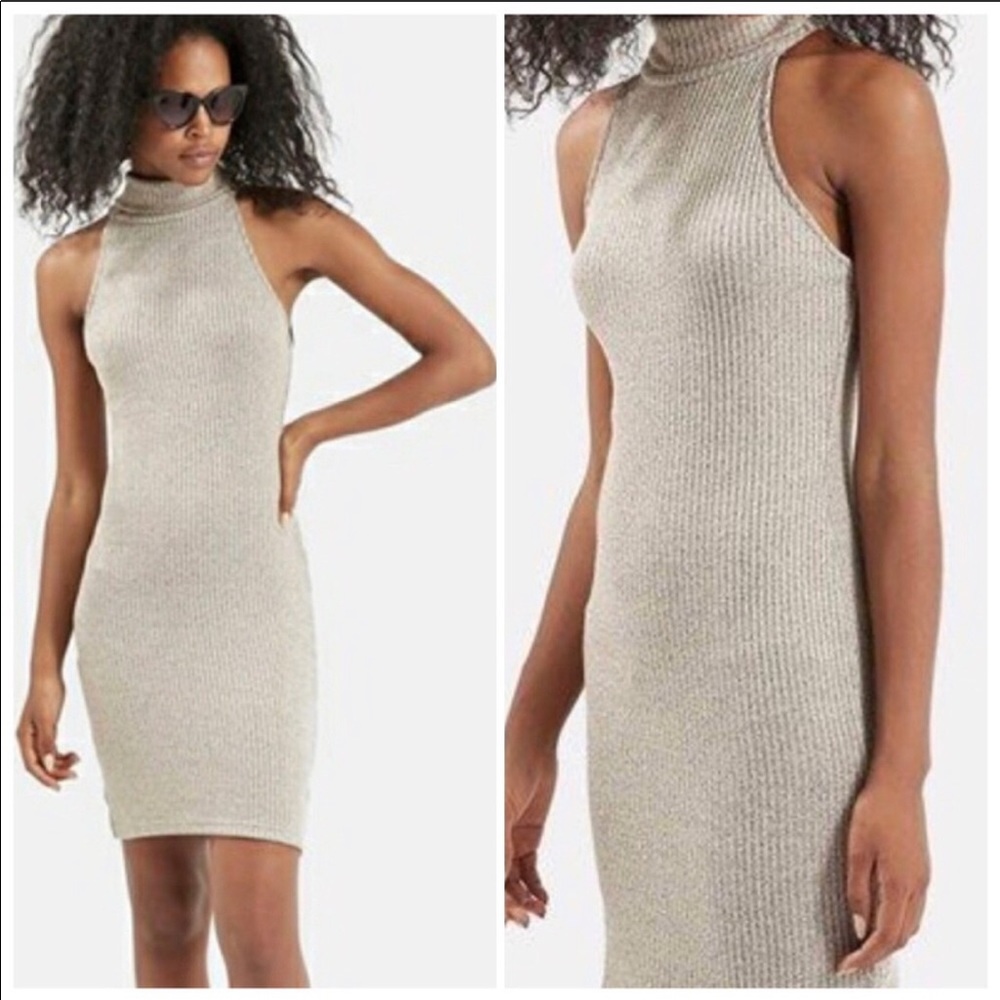 Topshop turtleneck sweater dress